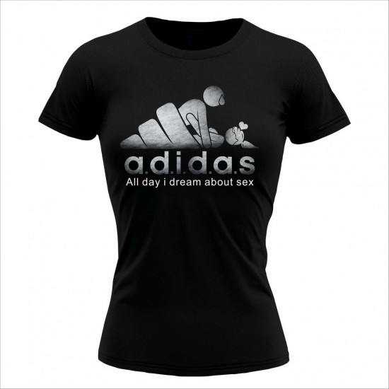 ADIDAS ženska majica crna