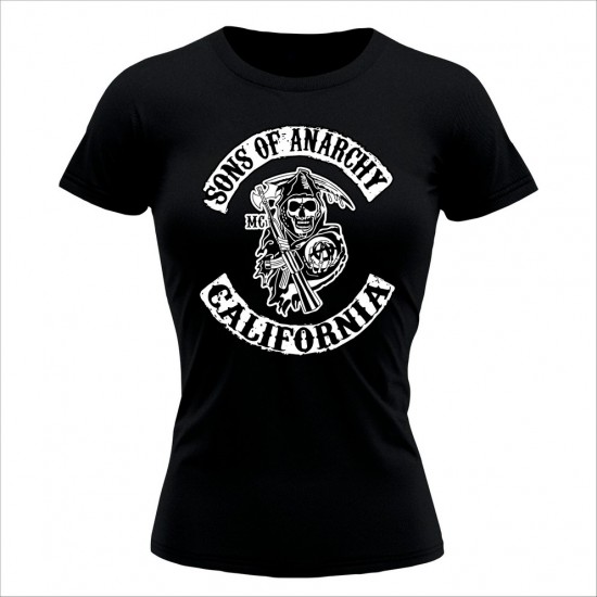 SONS OF ANARCHY ženska majica crna